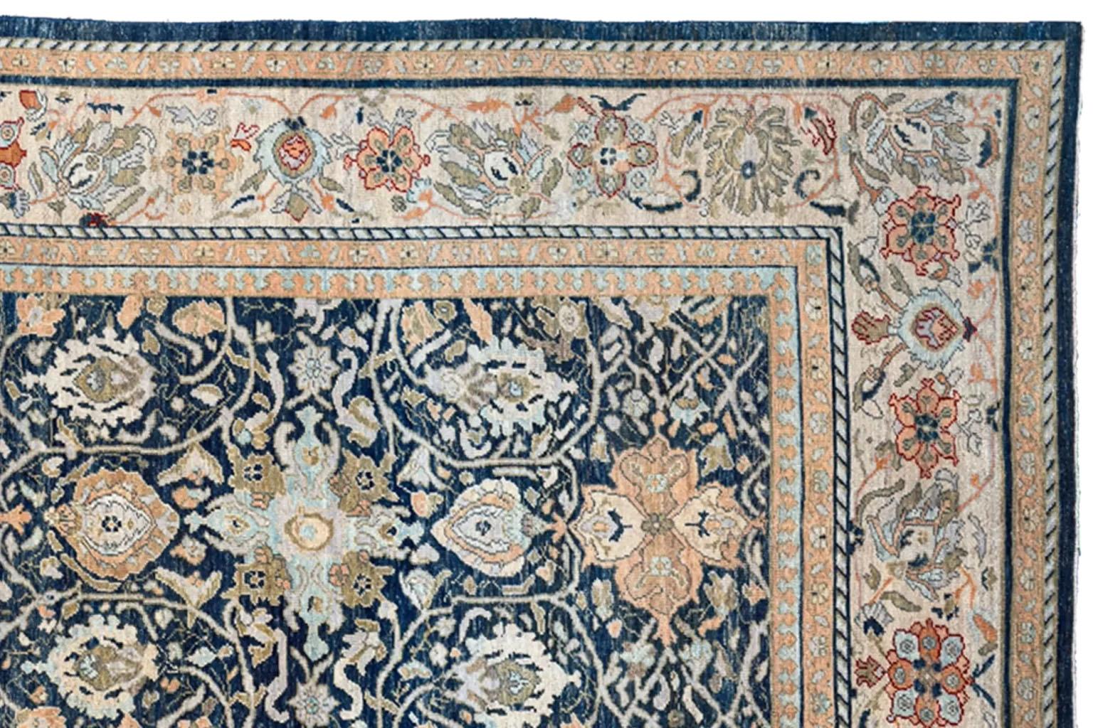 Türkei Oushak Ovar Größe Teppich - 88059 (20. Jahrhundert) im Angebot