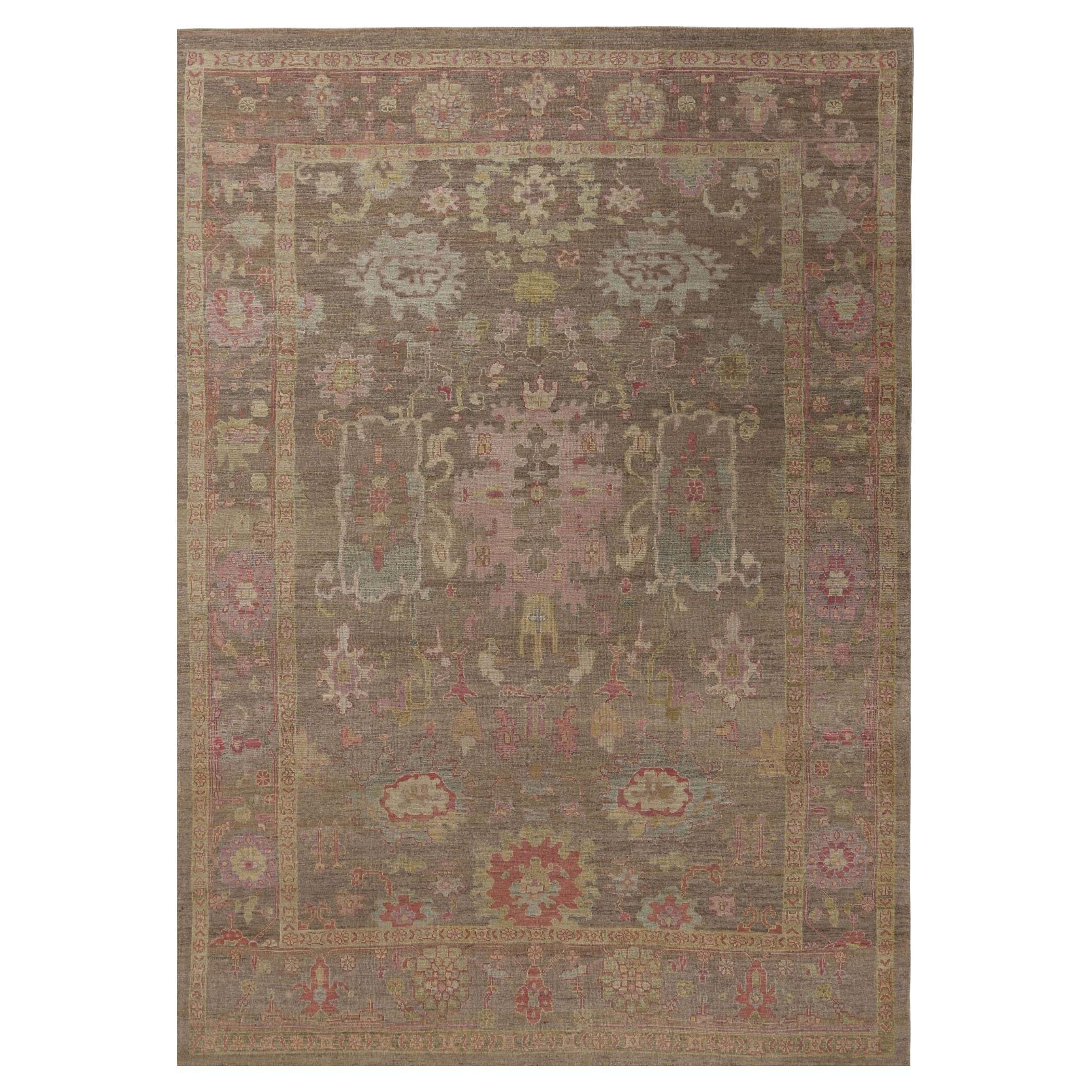 Tappeto Afghanistan Oushak Over Size - Lana Marrone Design/One - 95972