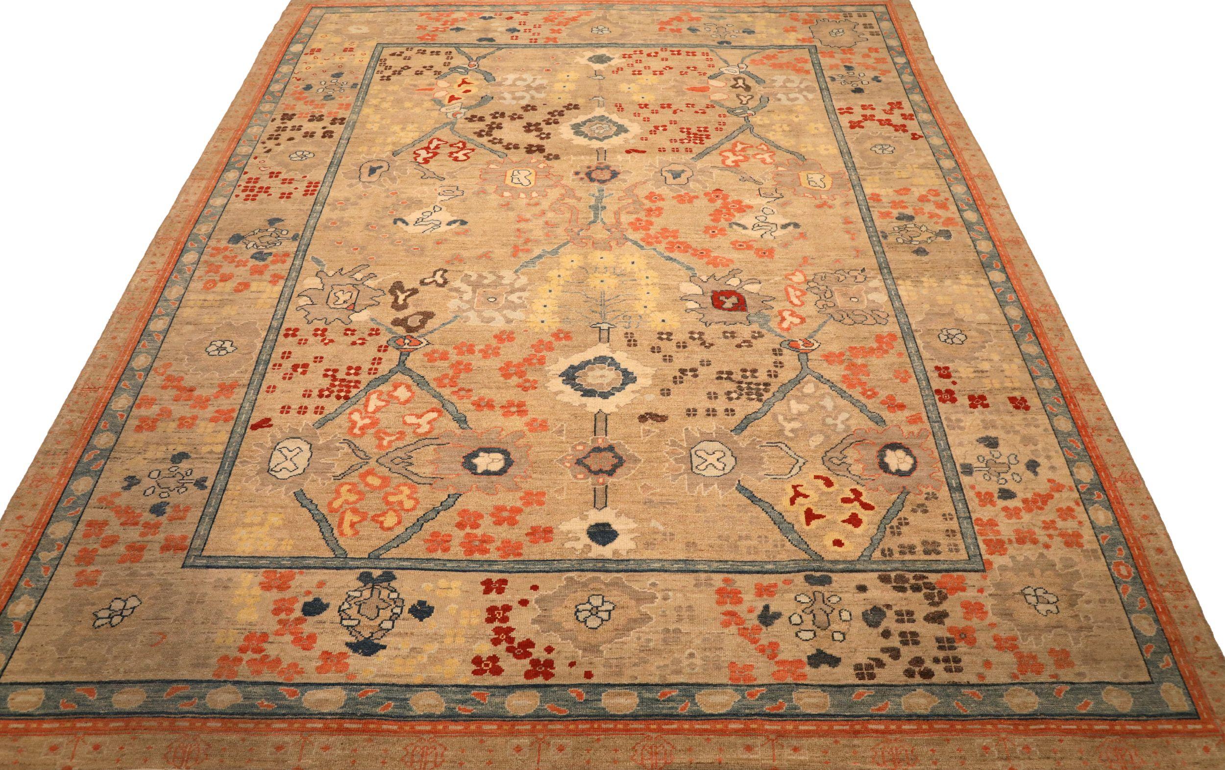 Scopri l'eleganza del tappeto Over Size Turkey Oushak del 1990. Progettato con Lana e ArancioRossoTaupe, questo design esclusivo è perfetto per valorizzare il tuo spazio.