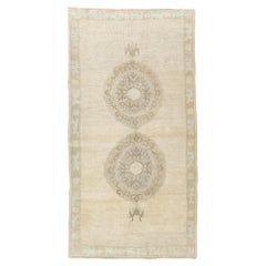 Vintage Turkey Oushak Rug 3'1'' x 5'10''
