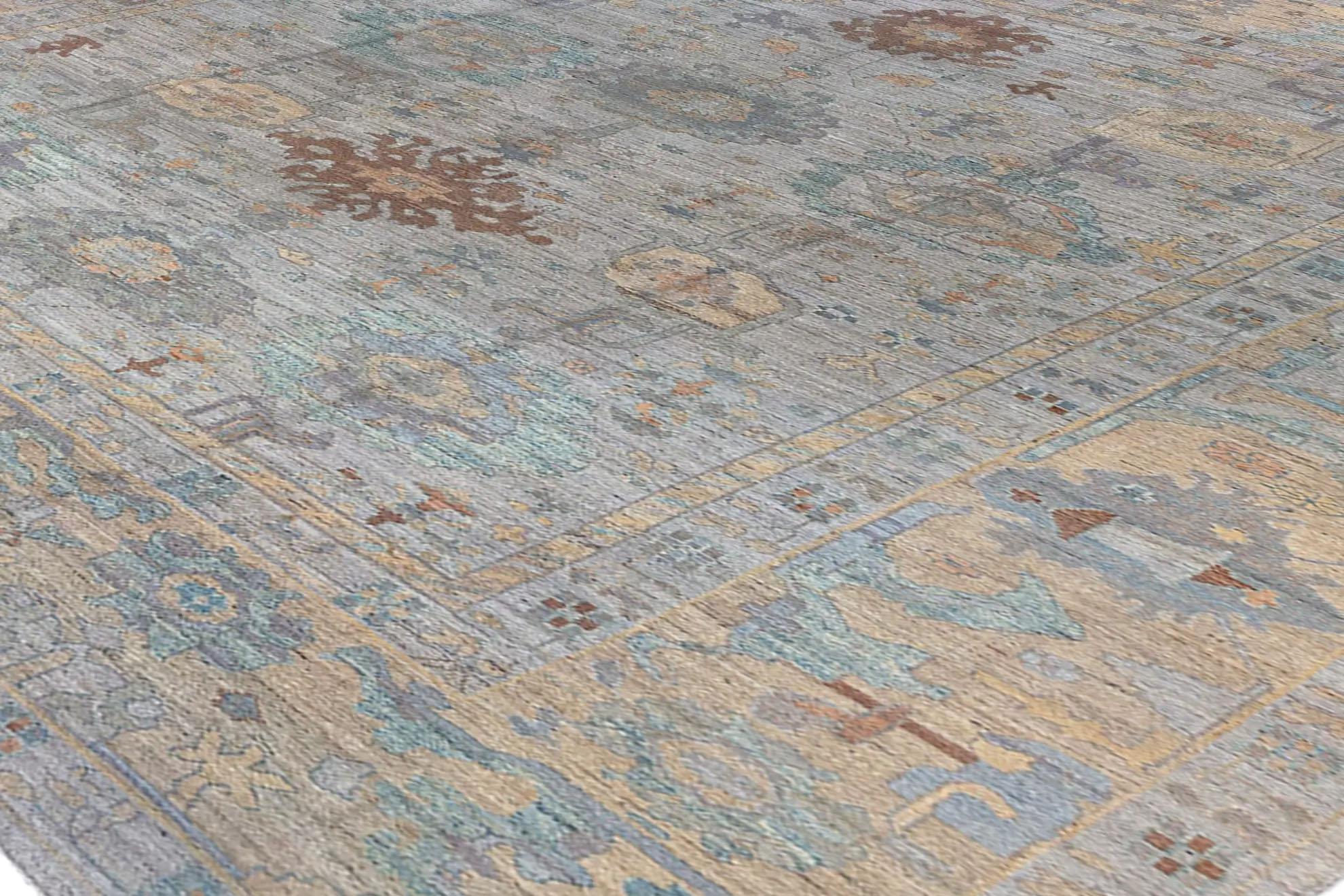 Turkey Oversize Rug - Oushak Design (147 x 186) in For Sale 1