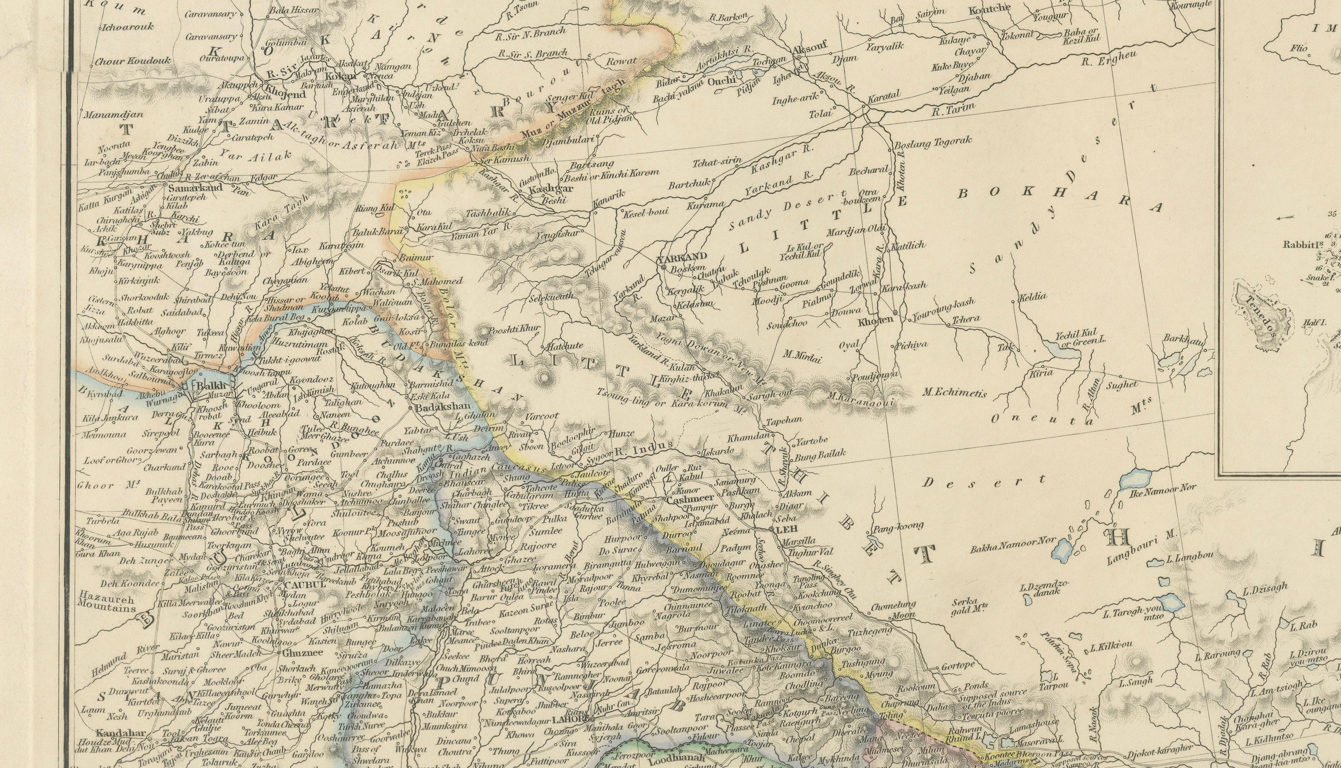 Turkey, Persia & Arabia Antique Map by James Wyld, Bosphorus, 1839