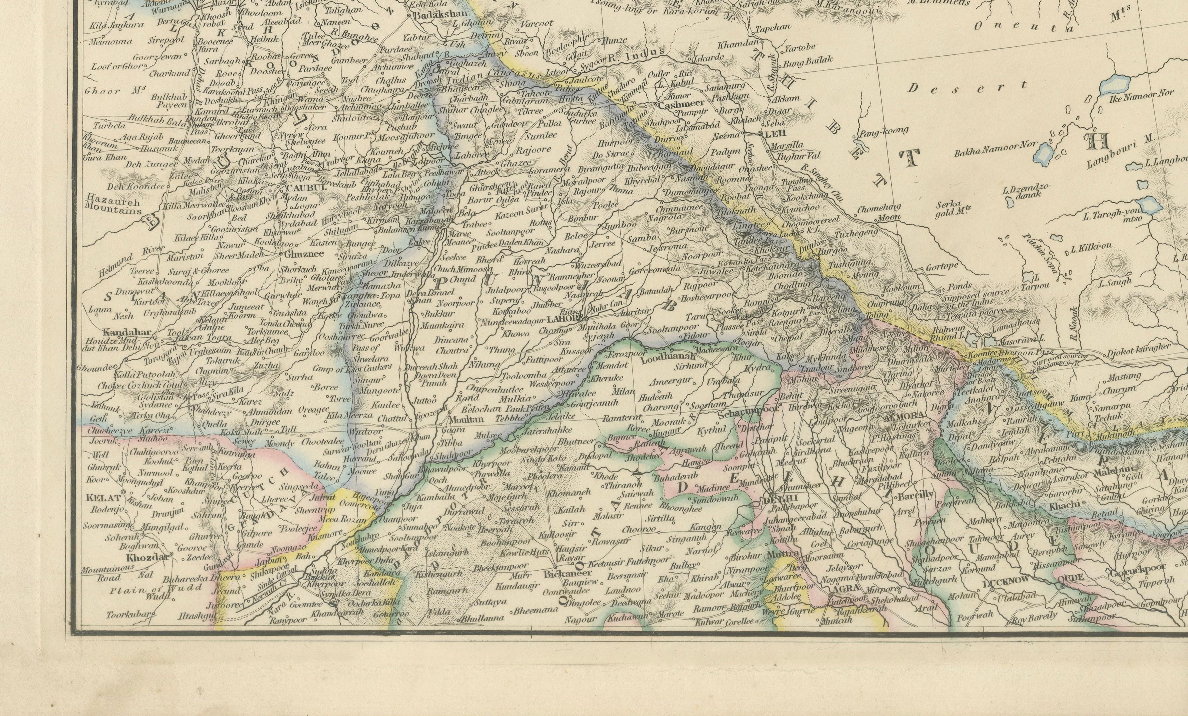 Turkey, Persia & Arabia Antique Map by James Wyld, Bosphorus, 1839