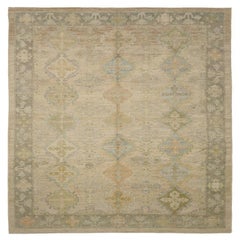 Turkey Rose Kollektion Teppiche - Wolle Blau Grün Elfenbein - 90941