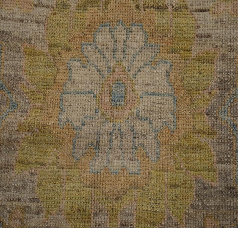 Turkey Rose Kollektion Teppiche - Wolle Braun Taupe Gelb - 88718 (Stammeskunst) im Angebot