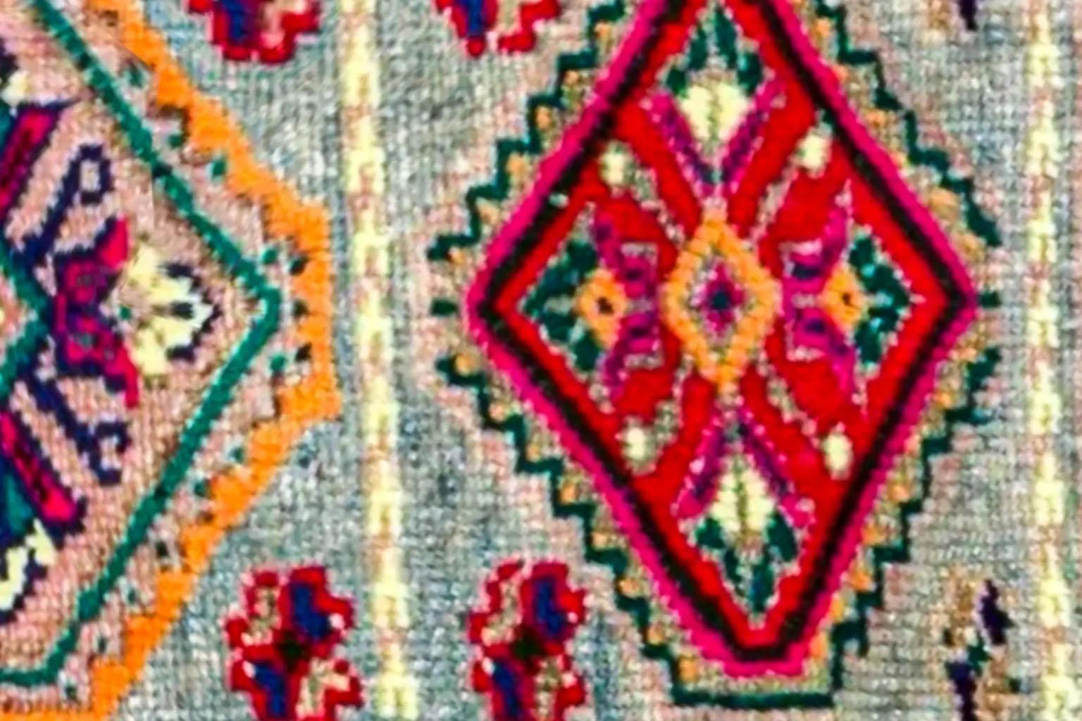 XIXe siècle Tapis de Turquie  Design/One  rouge et bleu en vente