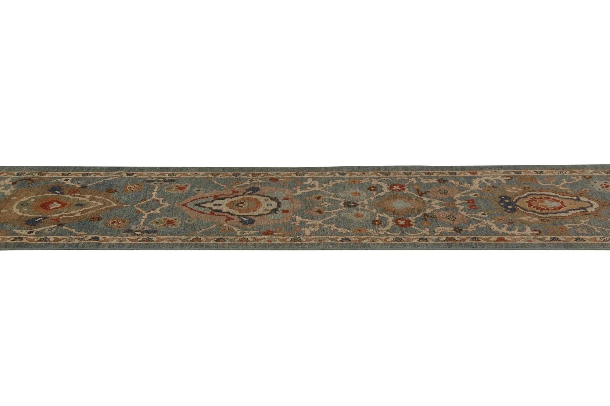 20th Century Turkey Sultanabad Area Rugs - Design - 98089 For Sale
