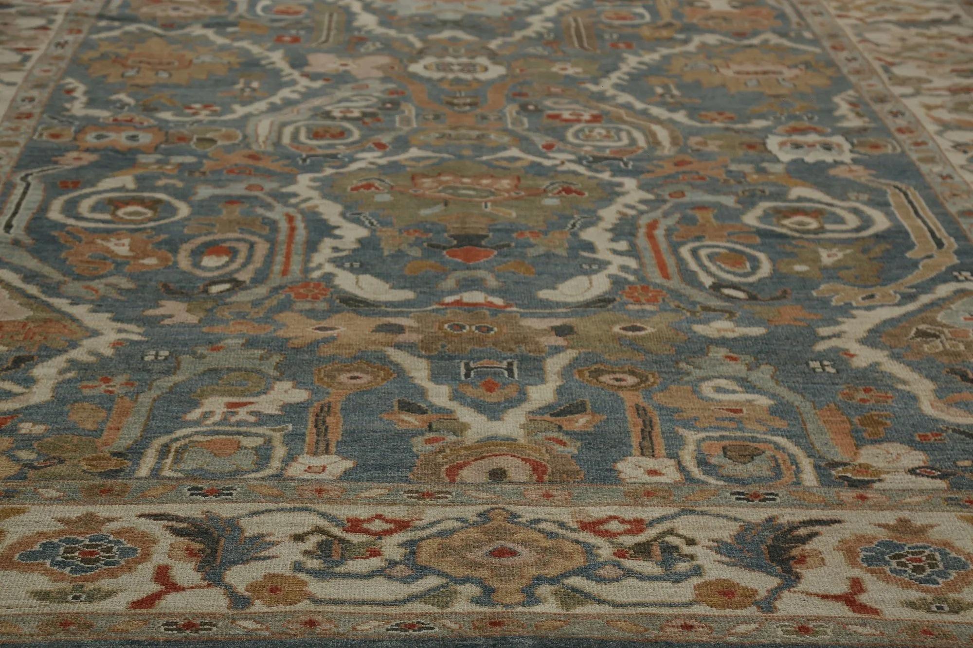 20th Century Turkey Sultanabad Area Rugs - Design - 98104 For Sale