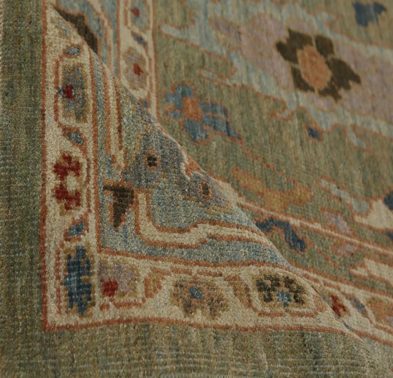Noué à la main Tapis turcs Sultanabad - Design - 98117 en vente
