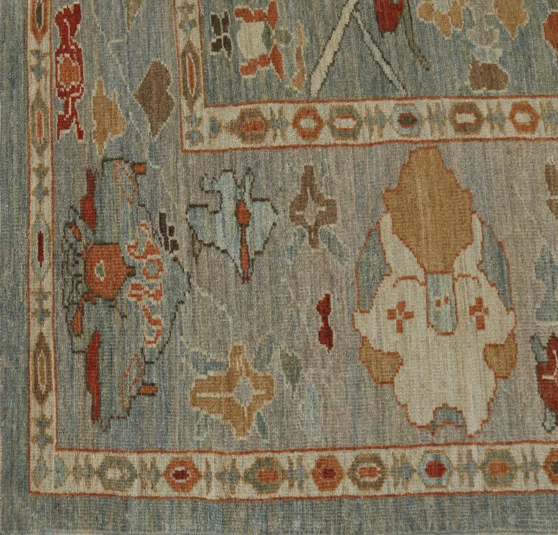 XX secolo Tappeti per l'area della Turchia Sultanabad Rugs - Design - 98120 in vendita