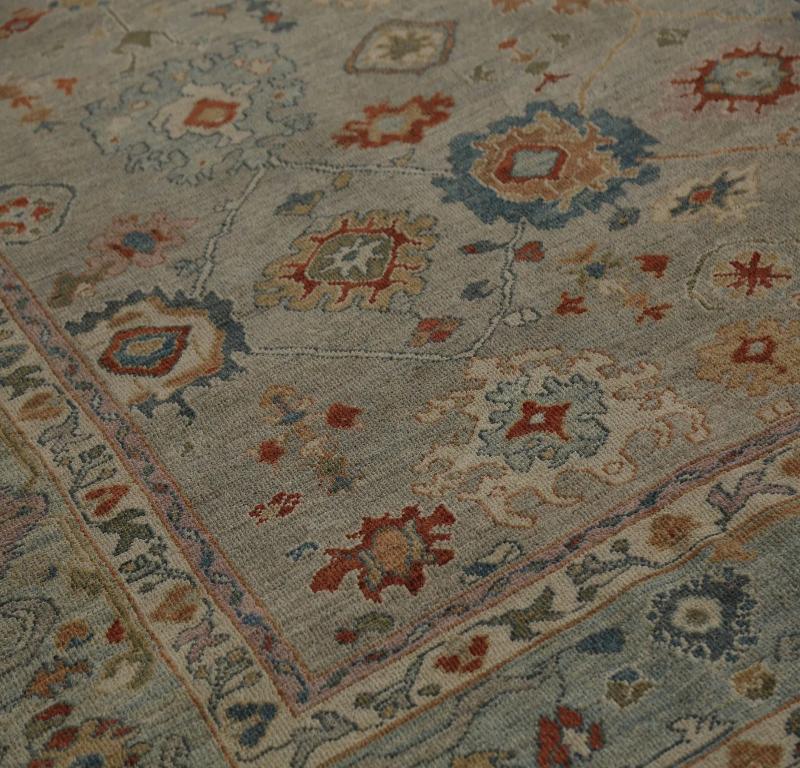 XX secolo Tappeti per l'area della Turchia Sultanabad Rugs - Design - 98121 in vendita