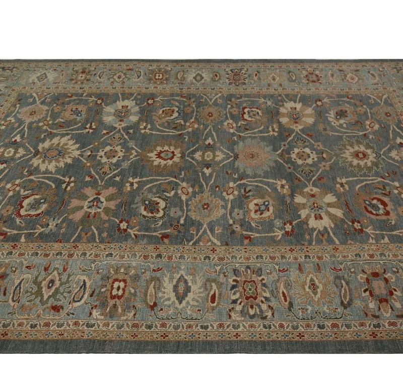 Tapis turcs Sultanabad - Design - 98125 Excellent état - En vente à Dallas, TX