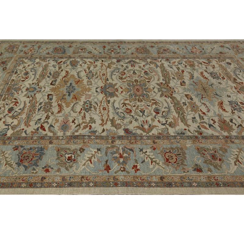 Sultanabad-Teppiche aus der Türkei – Design – 98127 im Zustand „Hervorragend“ im Angebot in Dallas, TX