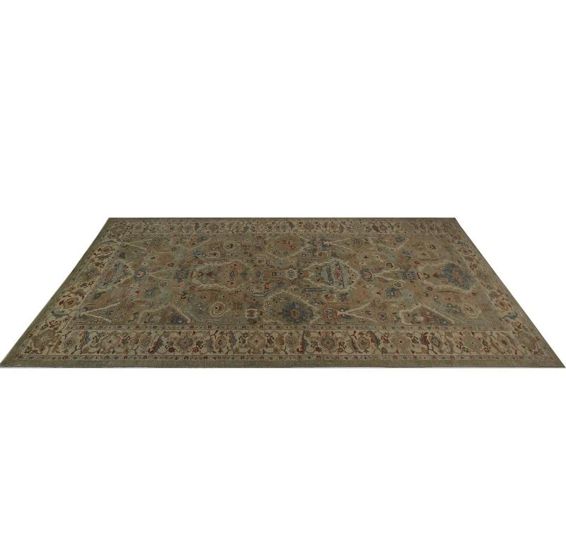 Sultanabad-Teppiche aus der Türkei – Design – 98143 (20. Jahrhundert) im Angebot