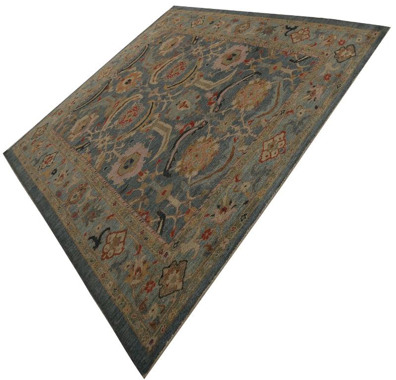 Turc Tapis turcs Sultanabad - Design - 98148 en vente