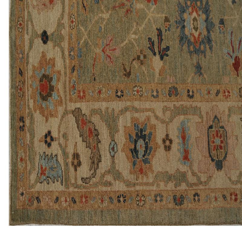 20th Century Turkey Sultanabad Area Rugs - Design - 98151 For Sale