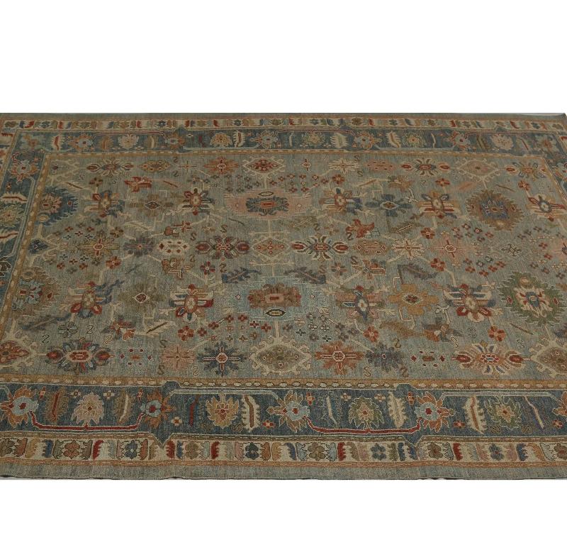 Sultanabad-Teppiche aus der Türkei – Design – 98156 im Zustand „Hervorragend“ im Angebot in Dallas, TX