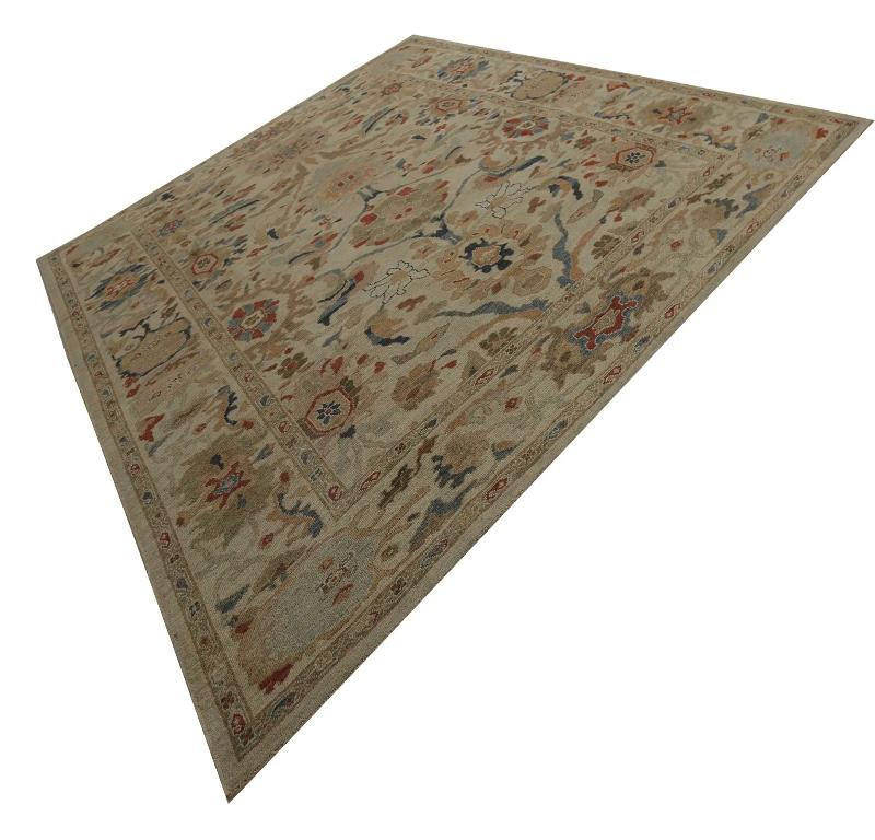 Sultanabad-Teppiche aus der Türkei – Design – 98157 (Handgeknüpft) im Angebot