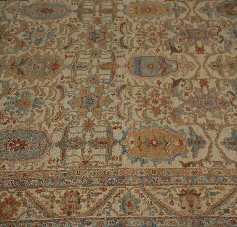 Hand-Knotted Turkey Sultanabad Area Rugs - Design - 98158 For Sale
