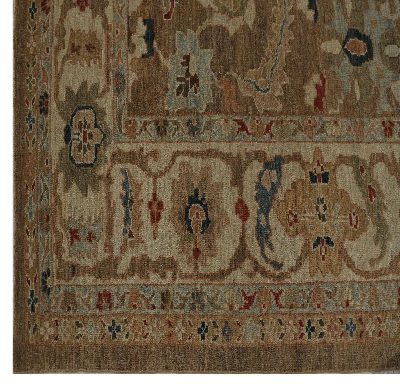 Noué à la main Tapis turcs Sultanabad - Design - 98161 en vente