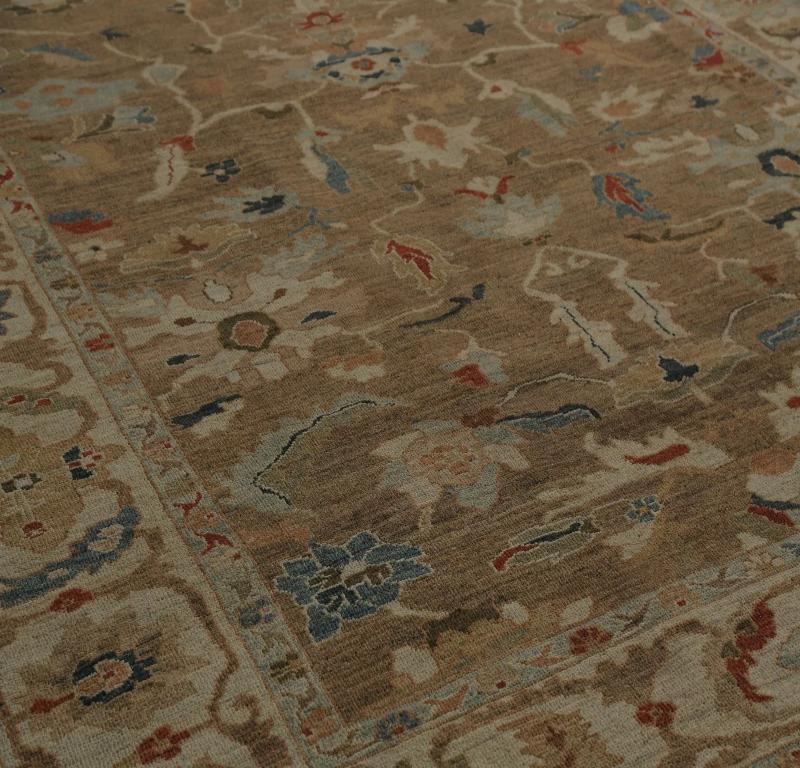 Tapis turcs Sultanabad - Design - 98161 Excellent état - En vente à Dallas, TX