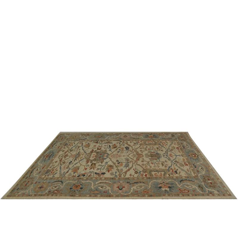 Sultanabad-Teppiche aus der Türkei – Design – 98163 (20. Jahrhundert) im Angebot