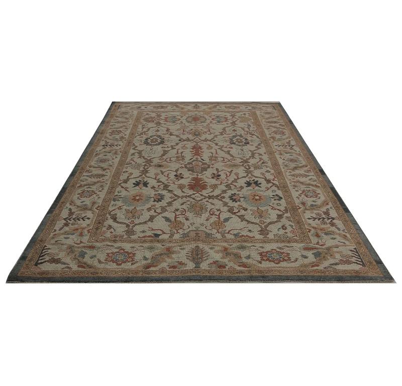 Turkish Turkey Sultanabad Area Rugs - Design - 98192 For Sale