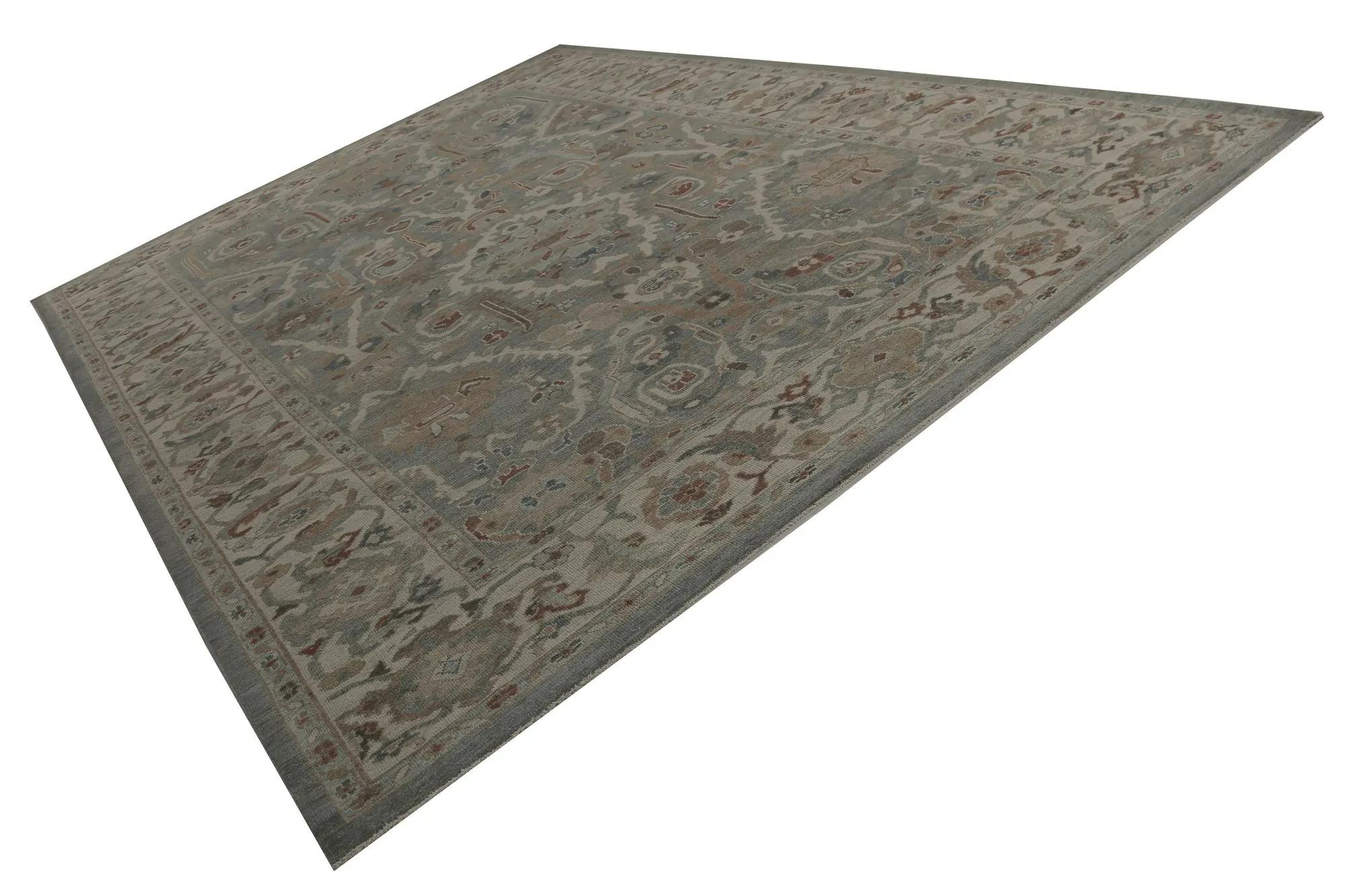 XX secolo Tappeti per l'area della Turchia Sultanabad Rugs - Design - 98195 in vendita