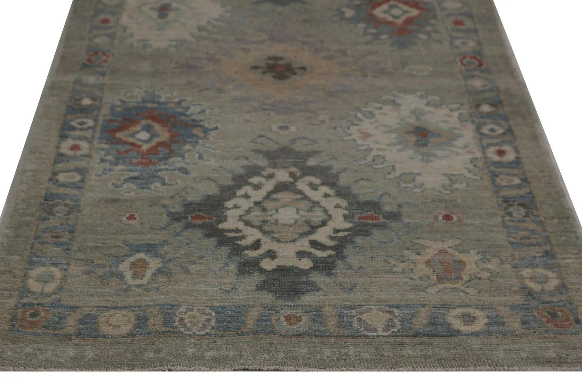 Turquía Sultanabad Rugs - Diseño - 98202 Anudado a mano en venta