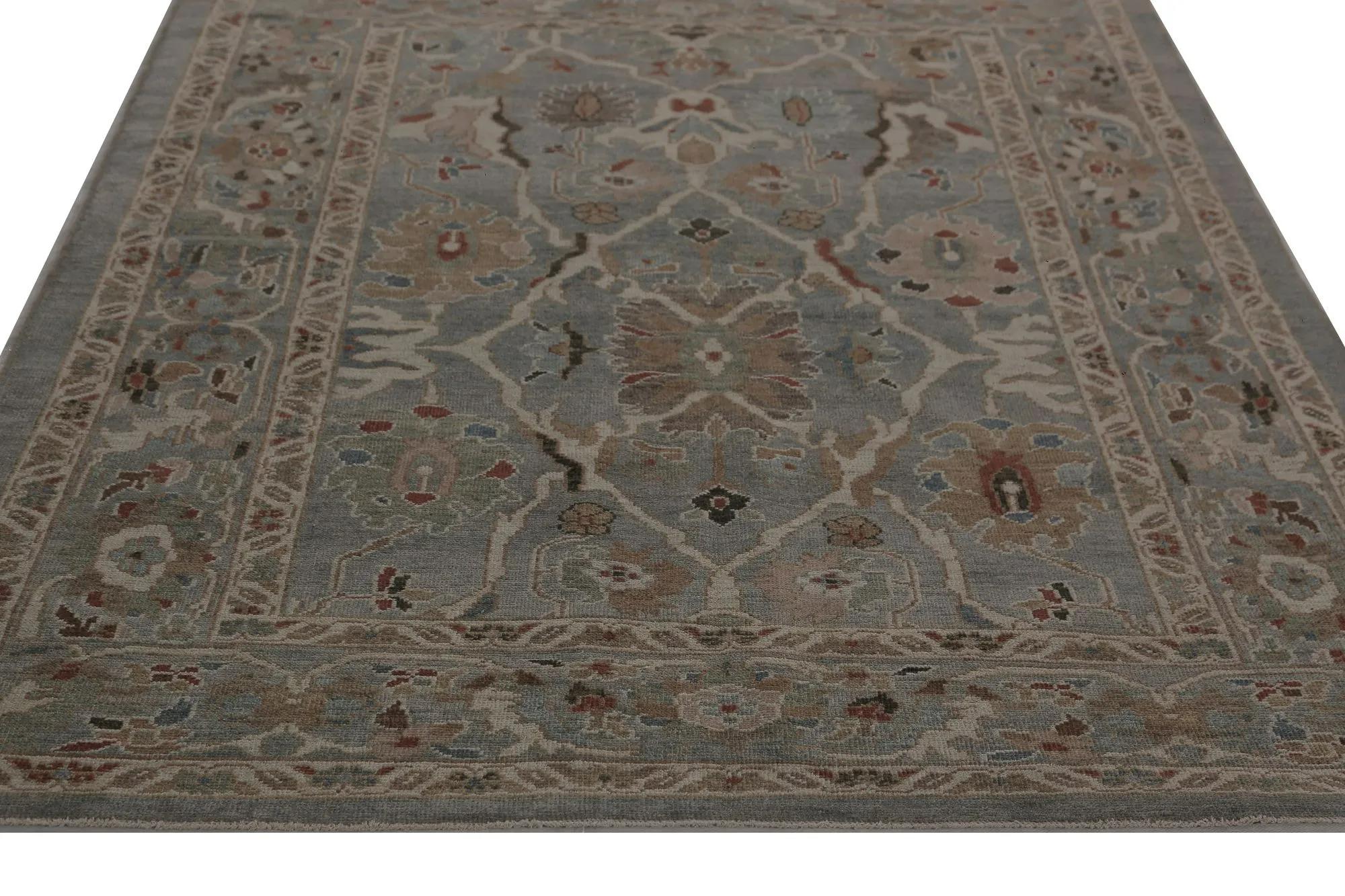 Annodato a mano Tappeti per l'area della Turchia Sultanabad Rugs - Design - 98204 in vendita