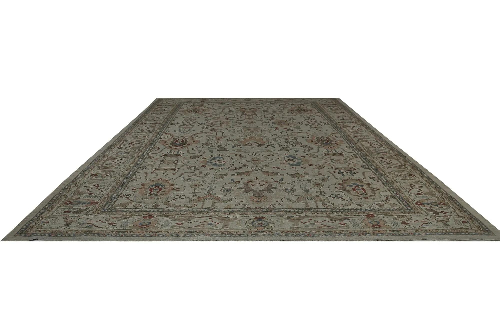 Turkish Turkey Sultanabad Area Rugs - Design - 98211 For Sale