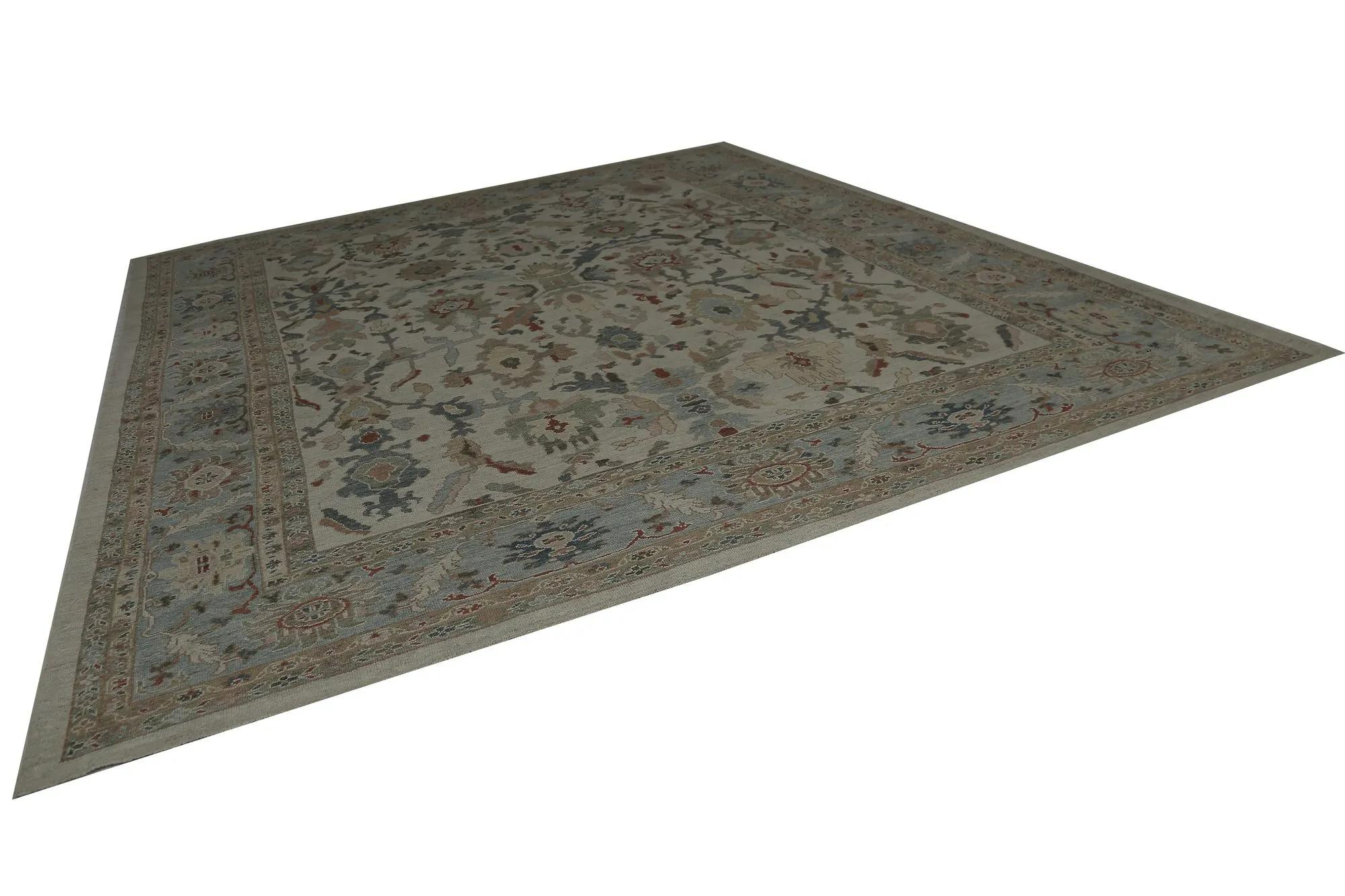 Annodato a mano Tappeti per l'area della Turchia Sultanabad Rugs - Design - 98230 in vendita