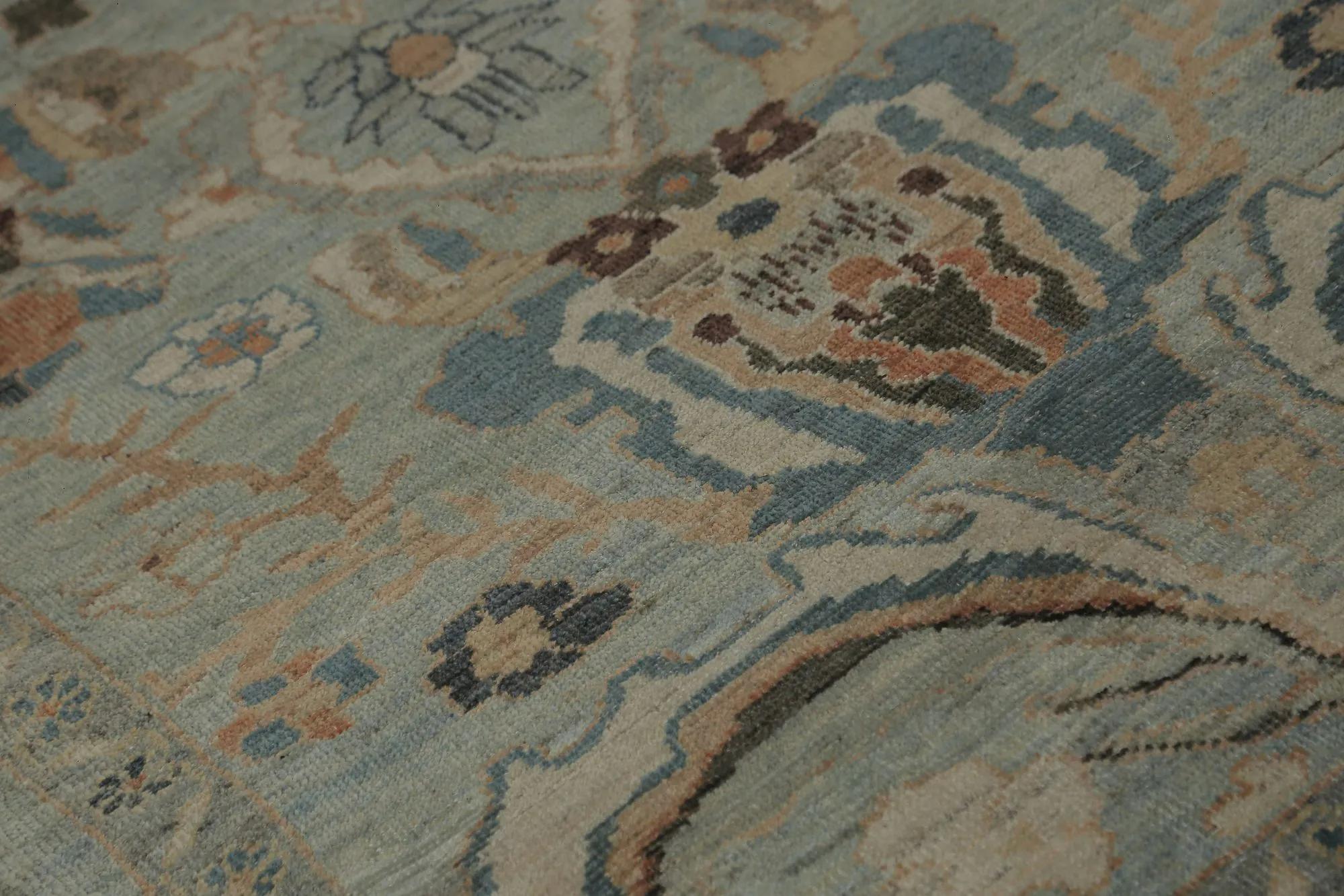 Turkey Sultanabad Area Rugs - Design - 98235 In Excellent Condition For Sale In Dallas, TX