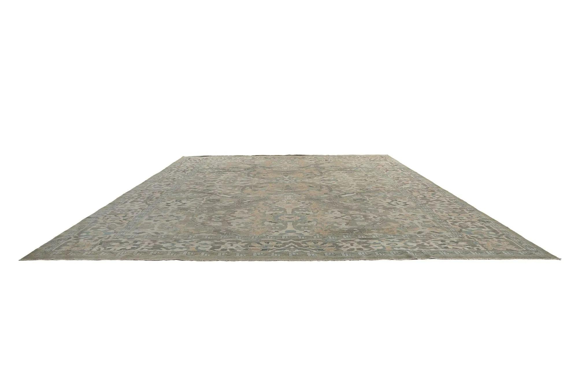 Sultanabad-Teppiche aus der Türkei – Design – 98555 (20. Jahrhundert) im Angebot