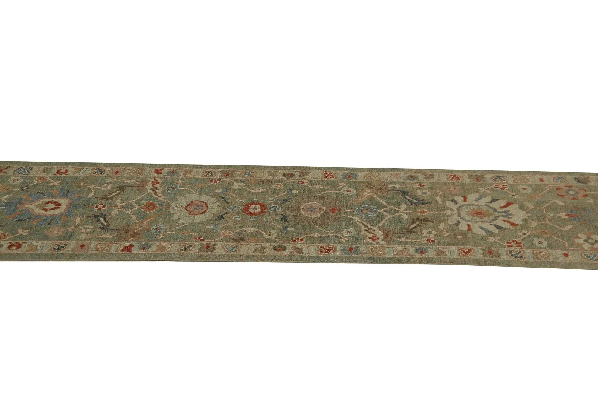 Turquía Sultanabad Rugs - Design - 98580 siglo XX en venta