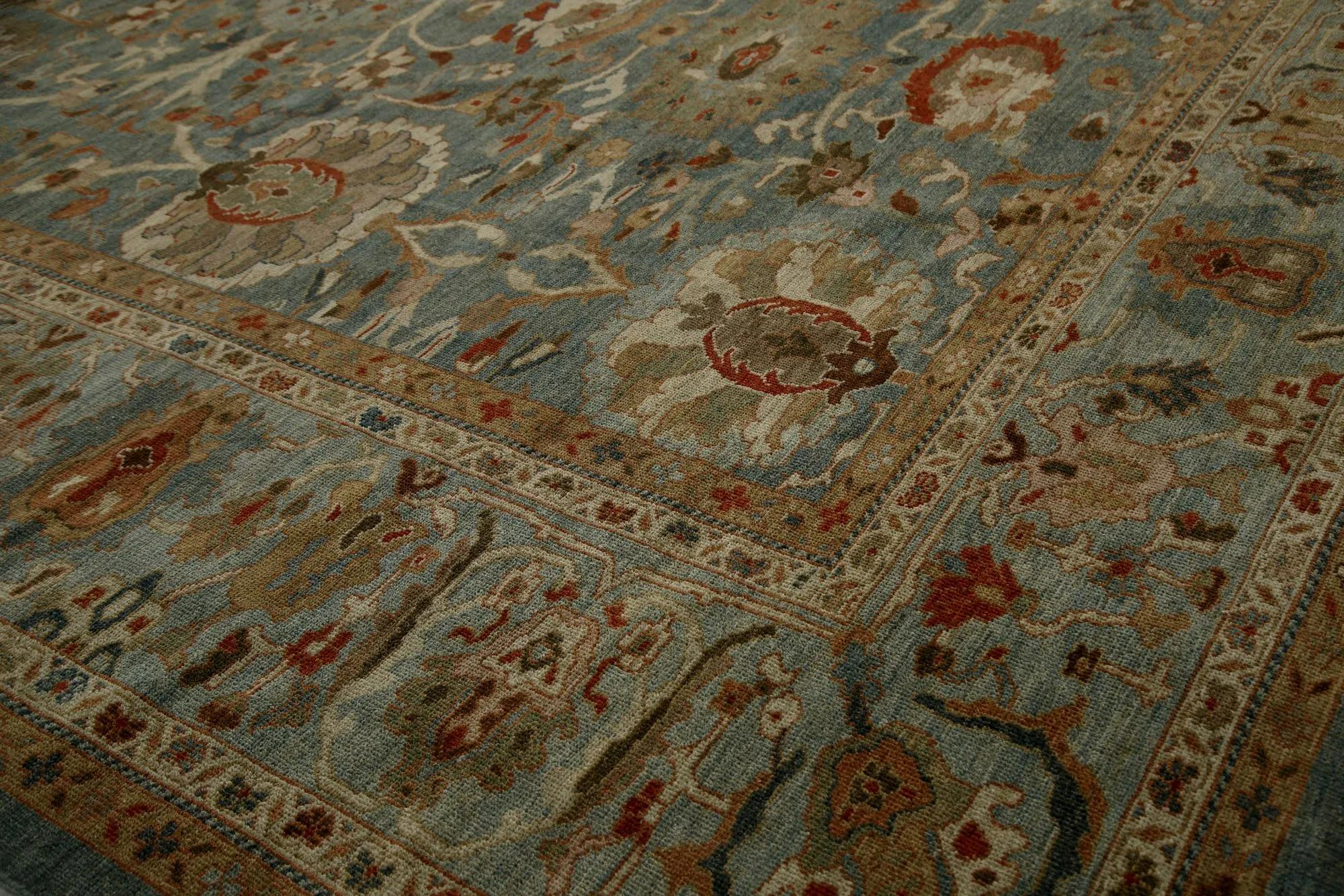 Annodato a mano Tappeti per l'area della Turchia Sultanabad Rugs - Design - 98589 in vendita