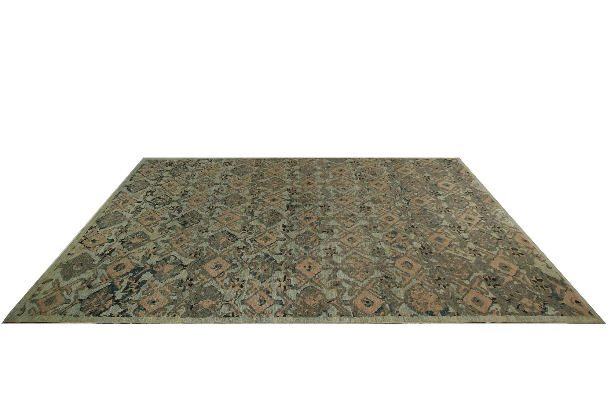 Sultanabad-Teppiche aus der Türkei – Design – 98606 (20. Jahrhundert) im Angebot
