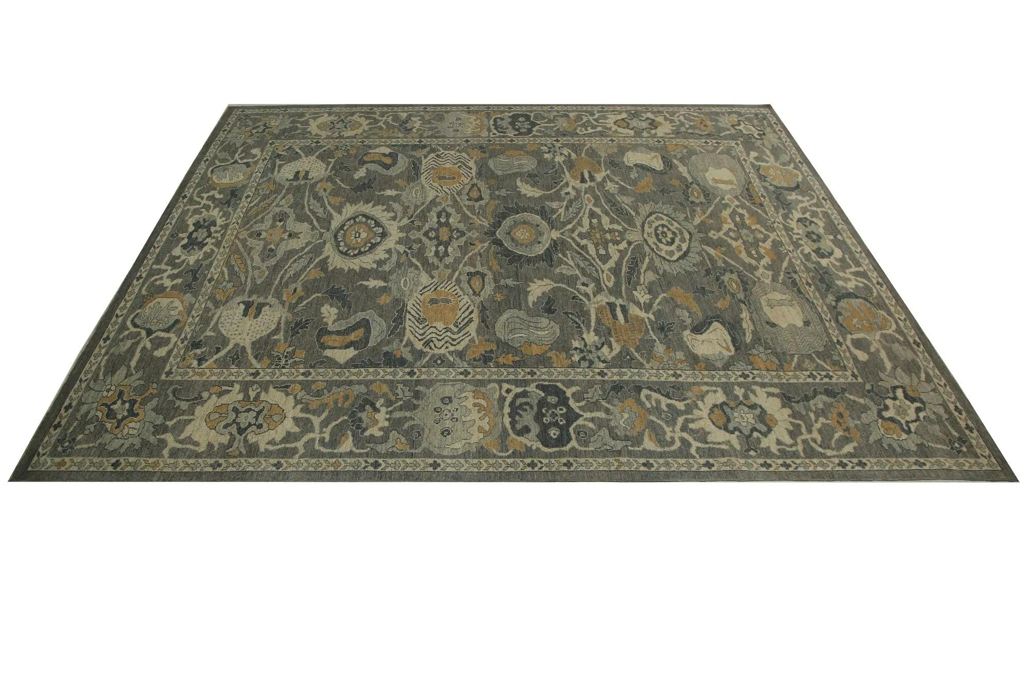 XX secolo Tappeti per l'area della Turchia Sultanabad Rugs - Design - 98620 in vendita