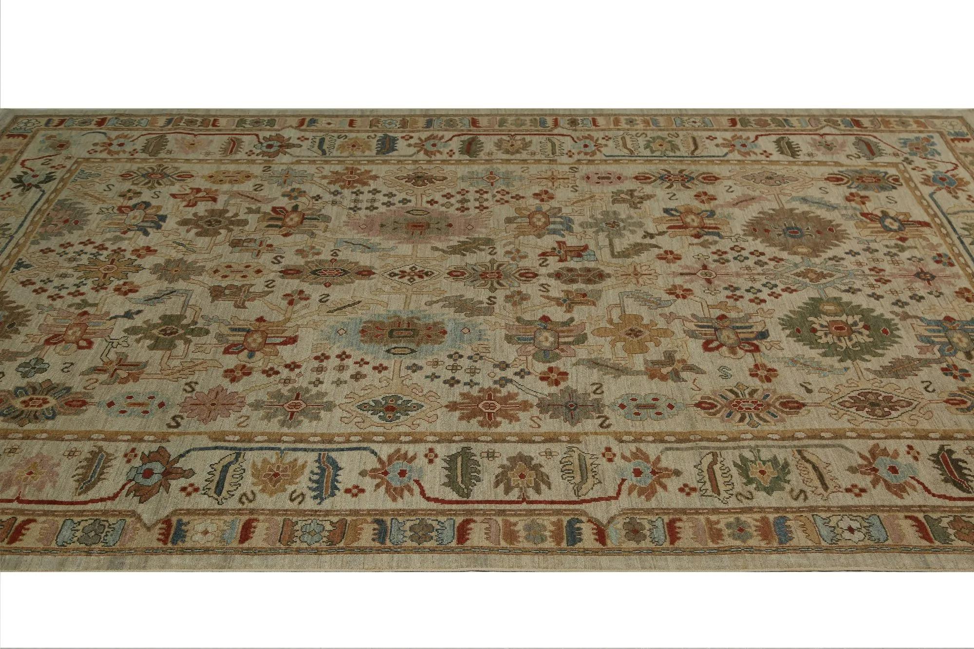 Turquía Sultanabad Rugs - Design - 98624 siglo XX en venta