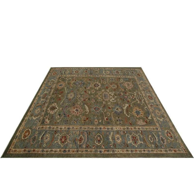 Sultanabad-Teppiche aus der Türkei – Design – 98715 im Zustand „Hervorragend“ im Angebot in Dallas, TX