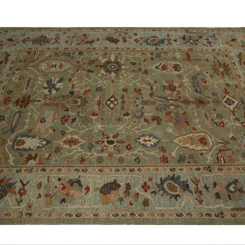 Sultanabad-Teppiche aus der Türkei – Design – 98716 im Zustand „Hervorragend“ im Angebot in Dallas, TX