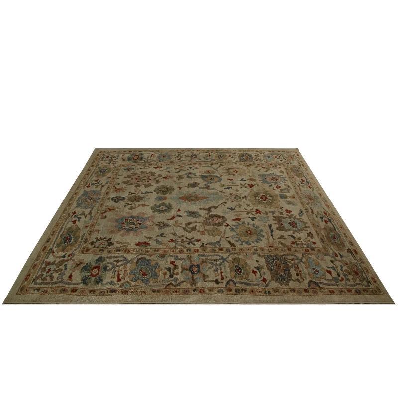 Tissé à la main Tapis turcs Sultanabad - Design - 98718 en vente