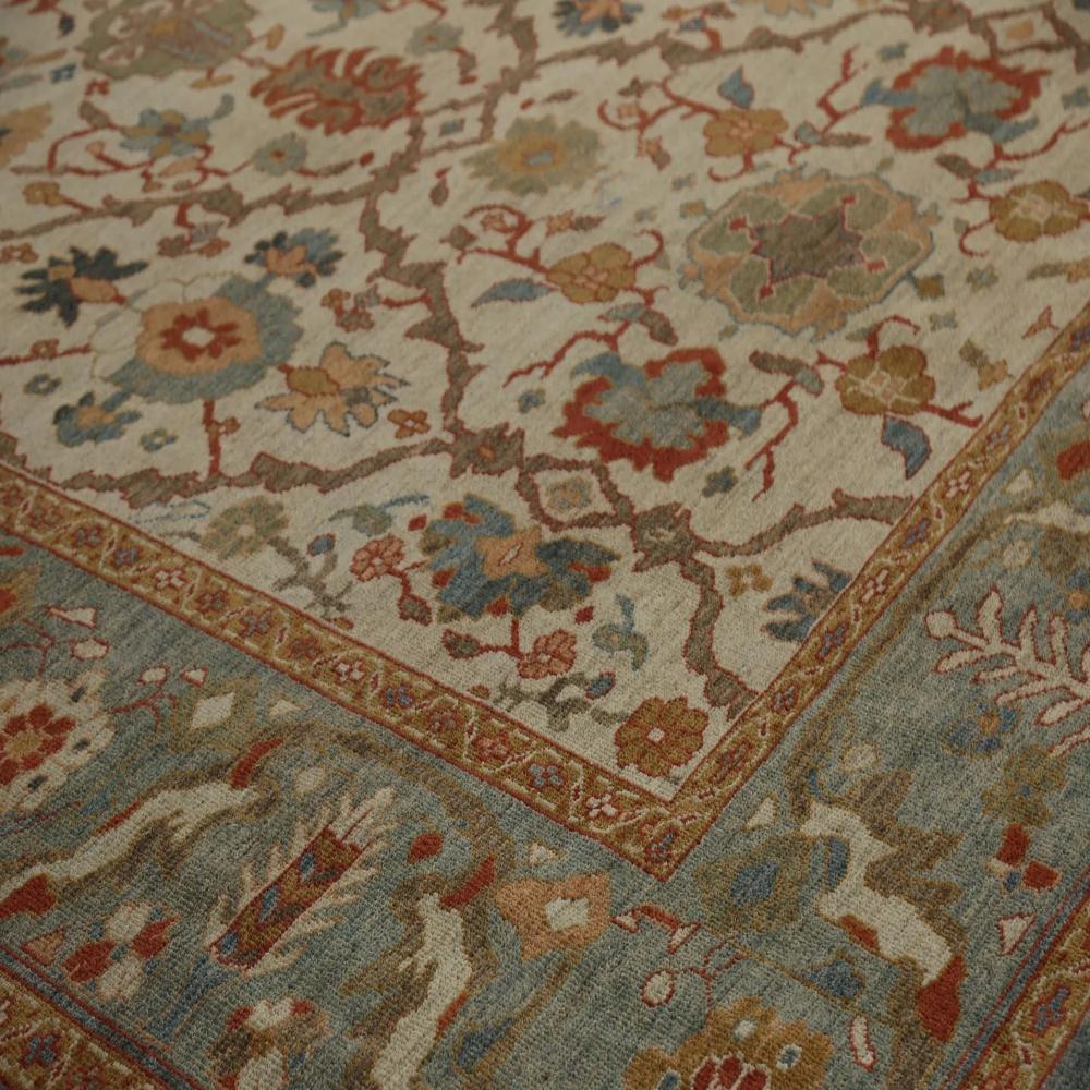 20th Century Turkey Sultanabad Area Rugs - Design - 98767 For Sale