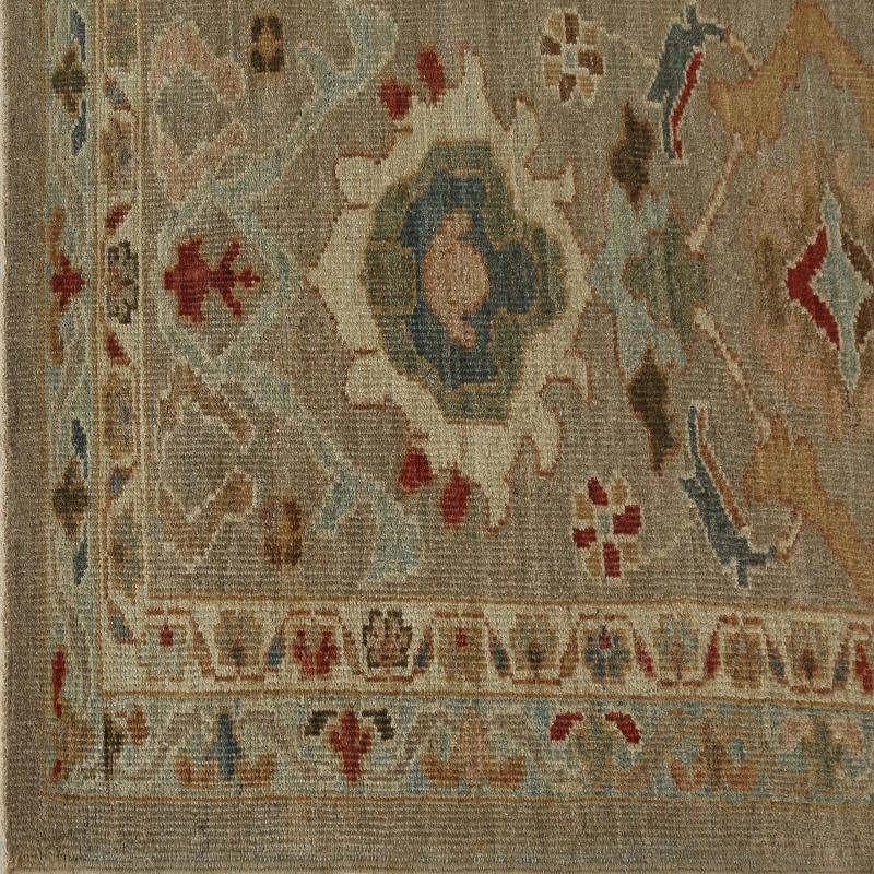Hand-Woven Turkey Sultanabad Runner Rugs - Design - 98777 For Sale