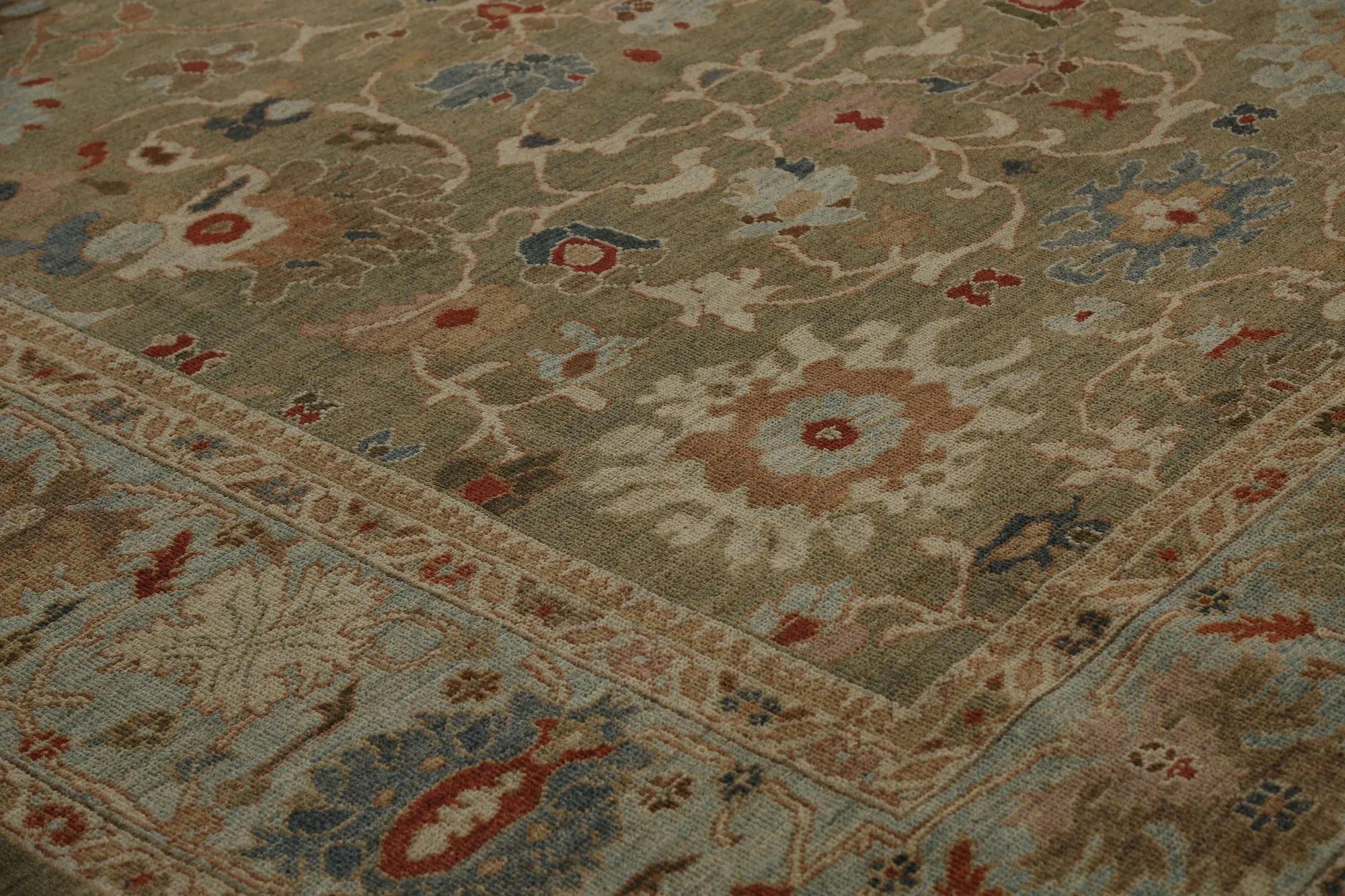 Annodato a mano Tappeti per l'area della Turchia Sultanabad Rugs - Design - 98786 in vendita