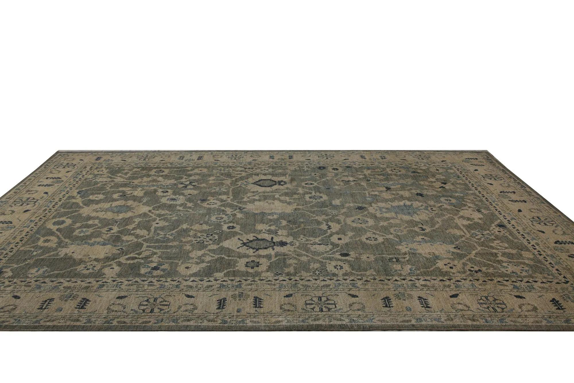 Sultanabad-Teppiche aus der Türkei – Design – 98790 im Zustand „Hervorragend“ im Angebot in Dallas, TX