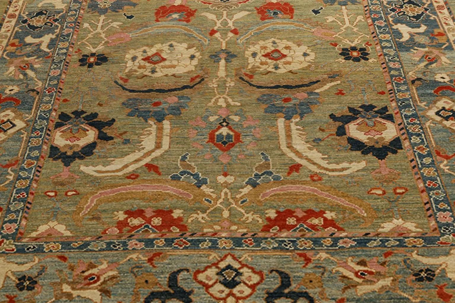 Turkey Area Rugs - Sultanabad Style - (98 x 207) In Excellent Condition For Sale In Dallas, TX