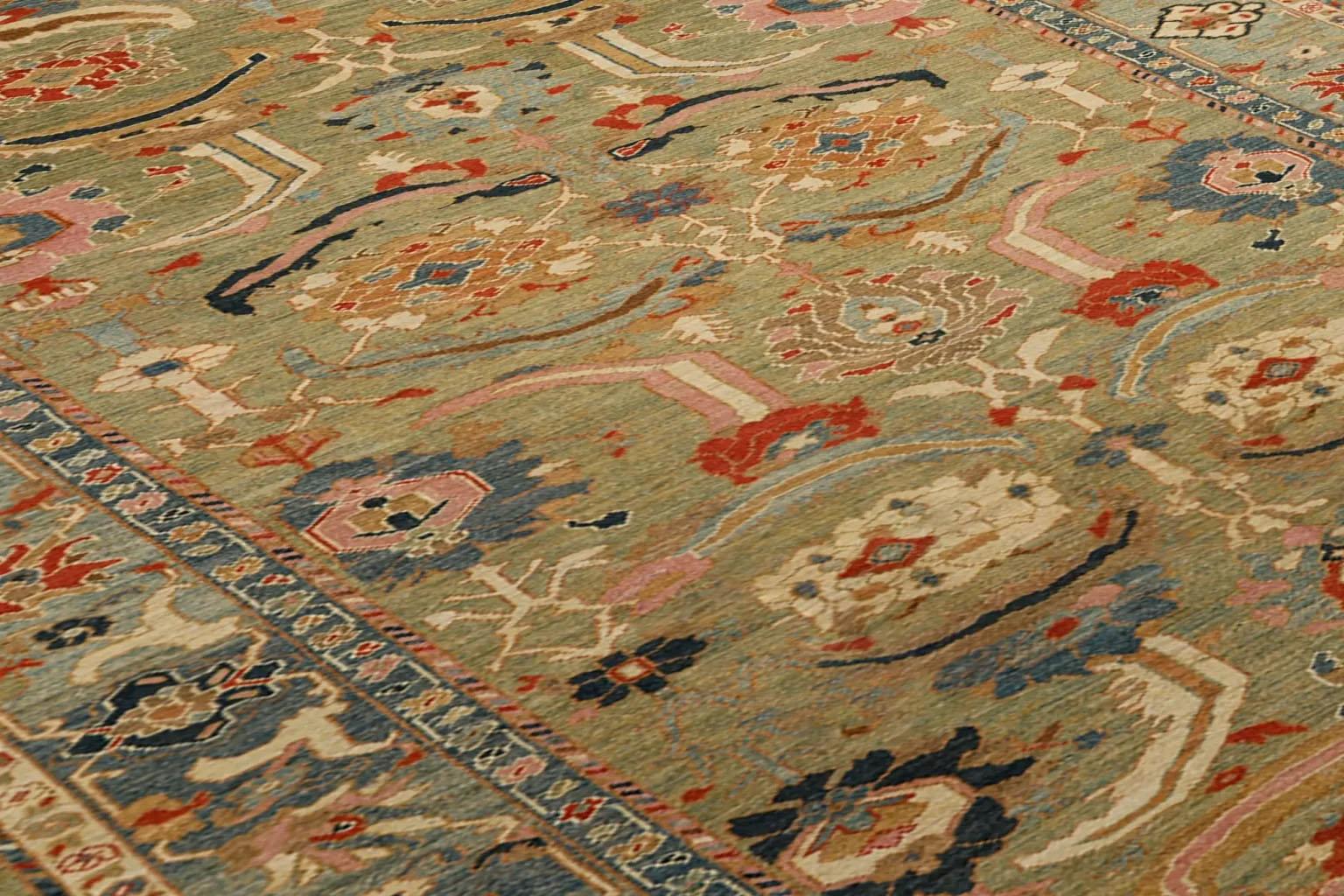 Turkey Area Rugs - Sultanabad Style - (98 x 207) For Sale 1