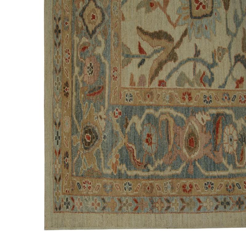 Sultanabad-Teppiche aus der Türkei – Design – 98946 (Handgeknüpft) im Angebot