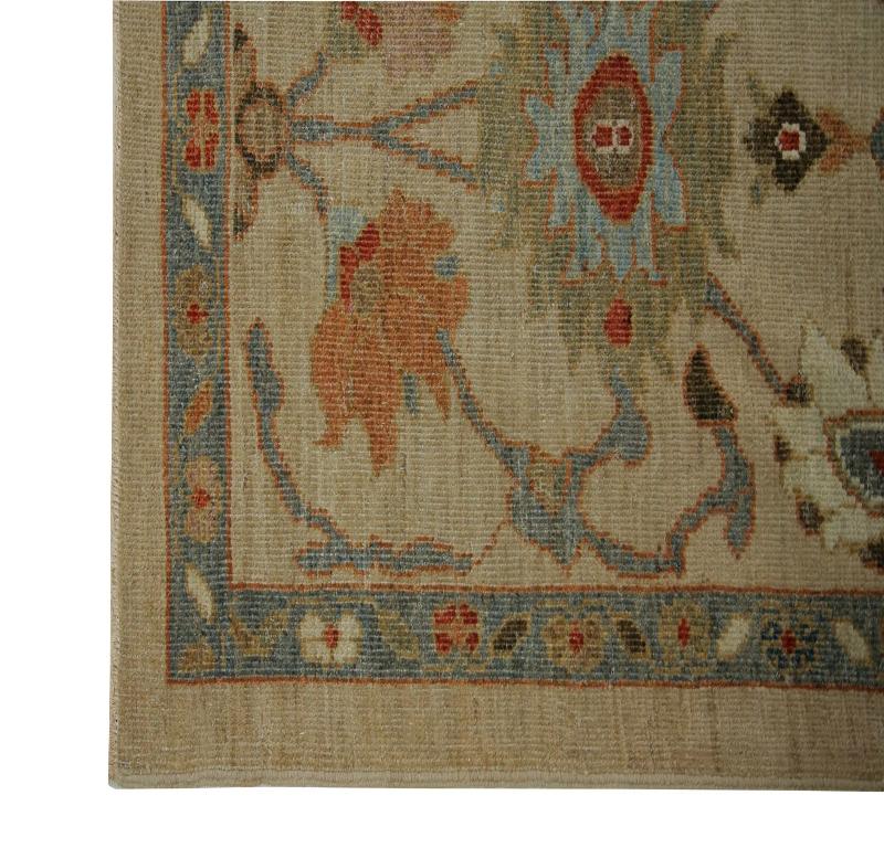 Hand-Knotted Turkey Sultanabad Runner Rugs - Design - 98947 For Sale